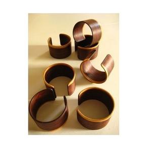Premium Artisan Crafted Waterproof Wooden <b>Bangles</b> Jewelry <b>Set</b> Smooth Natural Finish Traditional Women Fashion Accessories Custom - Product Image 2