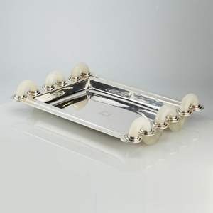 Traditional engraved metal <b>chocolate</b> trays perfect for royal <b>weddings</b> festive gifting birthdays anniversaries or celebrations - Product Image 4