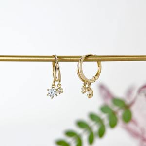Pendientes de Plata de Ley 925 Hechos a Mano, Estilo Bohemio, con Topacio Blanco, Joyería de Moda para Mujer, Regalo - Product Image 3