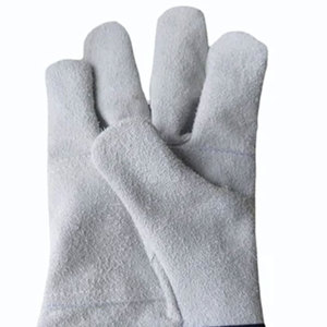 Gants de travail en cuir de qualité supérieure avec dos en toile pour une durabilité robuste dans l'exploitation d'équipements lourds et la manutention en entrepôt - Product Image 6