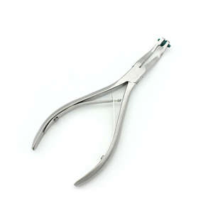 Alicates de Ortodoncia de Alta Calidad para Doblar Alambres Quirúrgicos, 14 cm, Curvos, Tipo Howe, con Punta Serrada, Accionamiento Manual - Product Image 2