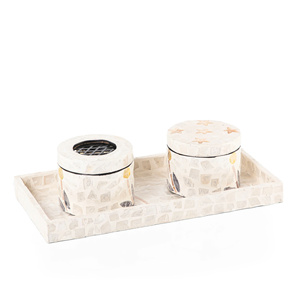 Mejor opción Nuevo diseño Madre de perla Inlay Mubkhar Quemador de incienso Juego de caja de regalo de lujo para Ramadán y Eid - Product Image 3