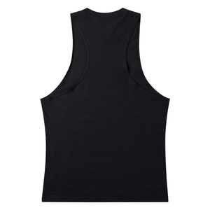 Quick Dry Sublimation 100% Cotton Breathable Sleeveless <b>Singlets</b> <b>Men</b> Fitness Workout Custom Logo Tank Tops - Product Image 3