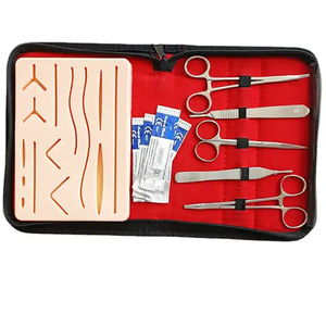 Kit de sutura médica, kit de práctica de sutura, kit de entrenamiento de sutura, kit de sutura para estudiantes, kit de estudiantes de medicina, instrumentos quirúrgicos - Product Image 4