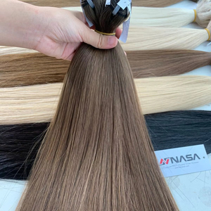 ผมมนุษย์แท้สีอ่อนสำหรับต่อผม100กรัมผมตรงขนาด22นิ้ว - Product Image 1