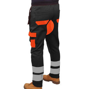 Pantalones de Seguridad Reflectantes para Hombre, Pantalones de Trabajo con Bolsillos Utilitarios, Pantalones de Seguridad de Alta Visibilidad, Pantalones de Trabajo con Logotipo Personalizado - Product Image 3