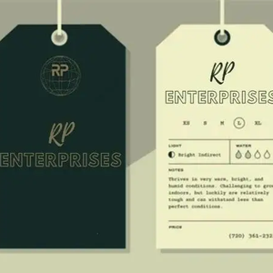 Etiquetas Colgantes de Papel Kraft Vintage Premium para Marcas de Jeans y Mezclilla - Product Image 1