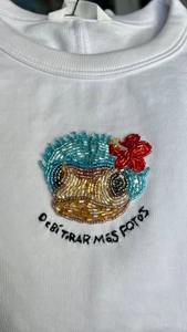 Porte-clés en alliage avec perles en forme de cœur |   Porte-clés artisanal avec lettres rouges et blanches |   Tendance, écologique, durable, imperméable, portable - Product Image 5