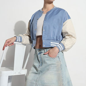 Veste universitaire pour femmes de conception professionnelle tenue décontracté à manches longues fabriqué au Pakistan prix bon marché doublure en laine vestes pour femmes - Product Image 1