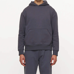 Sweat-shirt chaud vert foncé en polaire lourde pour hommes, pull épais et isolé et ensemble de pantalons de survêtement, conçu pour une tenue décontractée - Product Image 6