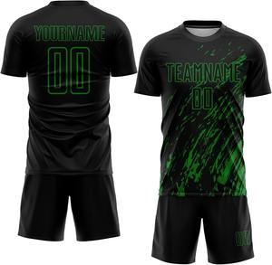 Tenue de football personnalisée tendance 2025 OEM ODM Impression numérique Uniforme de football Version joueur Séchage rapide Respirant 100% polyester - Product Image 5