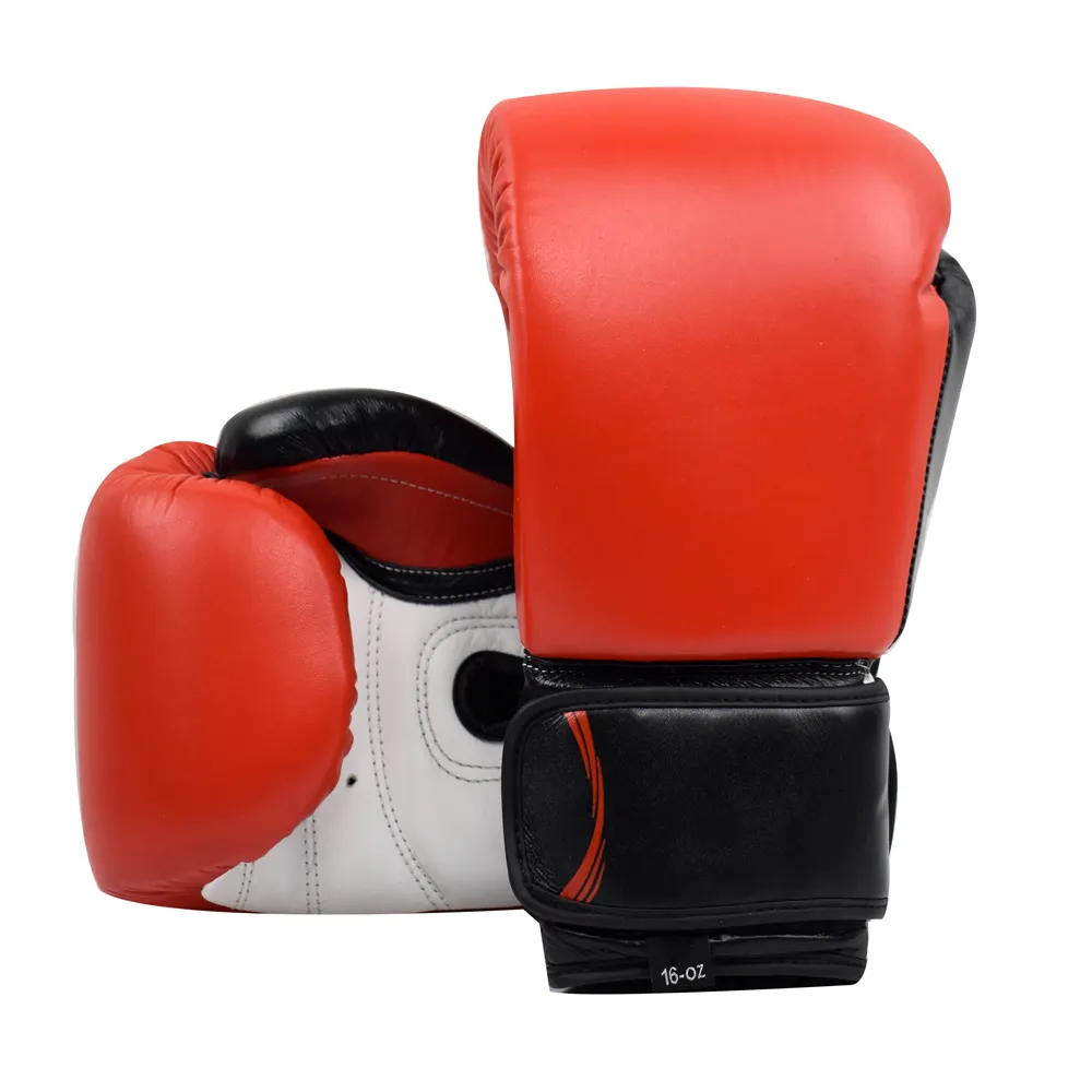 Guantoni da boxe in materiale PU al miglior prezzo all'ingrosso Set Fight Training comodi guantoni da boxe con Logo personalizzato professionale