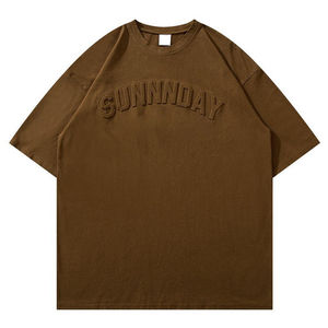 OEM Custom <b>Men's</b> Acid Wash Printed T-Shirt High Quality 100% Cotton Heavy Weight Loose Fit Oversized Vintage Drop Shoulder Blank - Product Image 2