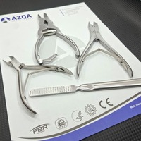 Ensemble de manucure et pédicure professionnel de haute qualité, outils durables en acier inoxydable, coupe-ongles pour les orteils, lime à ongles pour les pieds, ensemble de toilettage