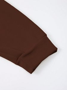Sweats à capuche surdimensionnés à imprimé bouffant épaules tombantes poids lourd coupe ample Streetwear sweat à capuche personnalisé fournisseur en gros d'usine OEM - Product Image 6
