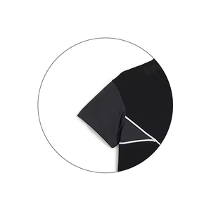 Conjunto de Dos Piezas de Verano Casual para Hombre, de Manga Corta y Pantalones Cortos, Estilo Urbano, Holgado, 100% Fibra de Bambú Ecológica de Alta Calidad - Product Image 3