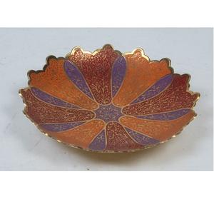 Nouvelle arrivée, bol à fruits design, fait à la main, incurvé, décoratif, pour servir des collations, du riz, des dattes, bol en métal - Product Image 1