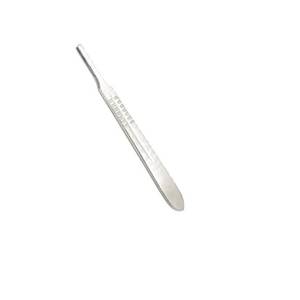 Manche de scalpel n° 4 4 poignées de scalpel chirurgical robustes en acier inoxydable à alimentation manuelle pour procédures à grandes lames - Product Image 2