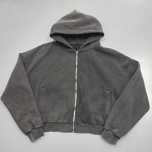 เสื้อมีฮู้ดสำหรับผู้ชายผ้าคอตตอนฟลีซแบบ100% ออกแบบระบายอากาศได้ดีโลโก้ตามสั่ง - Product Image 5