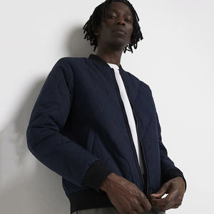 เสื้อแจ็กเก็ตบอมเบอร์สำหรับผู้ชายกระเป๋าด้านหน้าพิมพ์โลโก้ตามสั่งน้ำหนักเบา - Product Image 6