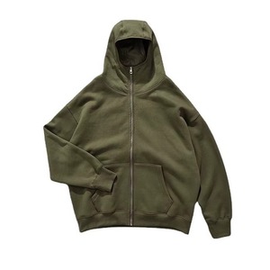 Sweat à capuche fonctionnel de haute qualité personnalisé en molleton 100% coton lourd avec logo personnalisé pour marque de luxe - Product Image 4