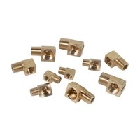 Raccord coudé à compression en laiton forgé durable, résistant à la corrosion, classe 150, 90 degrés, filetage mâle, pour conduites d'air