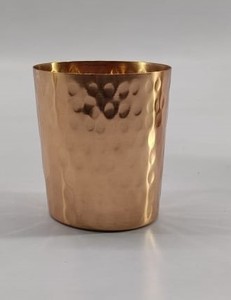 Mesureur de cheville martelé en cuivre pur Jigger vintage fait à la main de qualité supérieure 30-60 ml Jigger de mesure pour votre barre de mélange de cocktail - Product Image 2