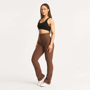 Conjunto de Yoga de Dos Piezas para Mujer, Cintura Elástica con Logotipo Personalizado de Alta Calidad, Elástico en Cuatro Direcciones, Transpirable y Ecológico - Product Image 1