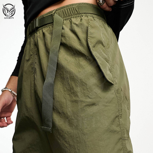 Pantalons cargo multi-poches pour l'été 2026, pantalons cargo pour hommes sur mesure, taille élastique, grande taille. - Product Image 4