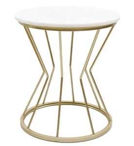 Modern metal <b>wire</b> side <b>table</b> with exquisite design perfect for contemporary living rooms and offices decor - Product Image 4