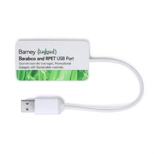 Barney - Gadgets Promocionales Ecológicos de Bambú y RPET con Puerto USB y Materiales Sostenibles - Product Image 2