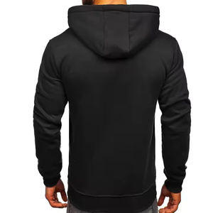 Venta al por mayor nueva Sudadera con capucha de diseño personalizado de los hombres de gran tamaño ropa de calle de moda logotipo bordado Casual invierno estampado Sudadera con capucha sólida - Product Image 3