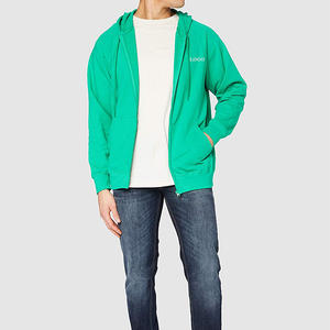 Sweat-shirts à capuche décontractés pour hommes de haute qualité, surdimensionnés, unis, à fermeture éclair, logo personnalisé, impression personnalisée, style hip-hop, streetwear 2026 - Product Image 1