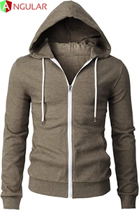 Chaqueta cálida de talla grande personalizada para hombre y mujer, nuevo diseño de moda, Sudadera con capucha, logotipo personalizado, bordado, para invierno - Product Image 2
