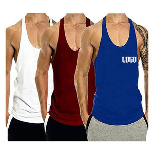 Chaleco de tirantes para gimnasio para hombre, camiseta sin mangas de entrenamiento hecha de tela duradera y ligera, ideal para sesiones de Culturismo - Product Image 1