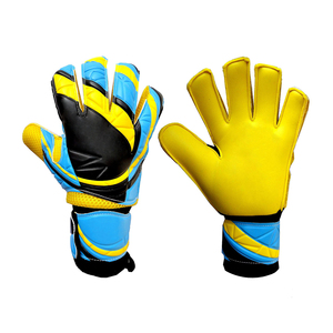 Vente en gros de gants de gardien de but de football professionnel personnalisés confortables en latex souple de protection sportive en cuir de haute qualité - Product Image 1