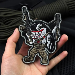 ป้ายปัก3D แบบรีดติดเสื้อออกแบบโลโก้ได้ตามต้องการแผ่นผ้าปักลายดอกไม้เป็นจำนวนมากแผ่นติดเลื่อมเสื้อผ้าว่างเปล่า - Product Image 2