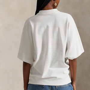 Créez votre propre logo sur un t-shirt polo pour femme, prix bas, haute qualité, best-seller, meilleure vente en ligne. - Product Image 3