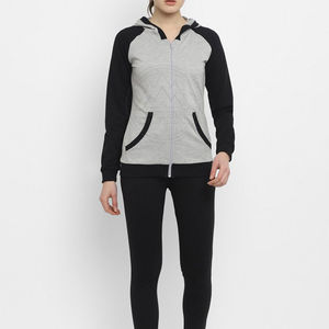 Vente en gros de survêtements d'été respirants pour femmes de qualité supérieure survêtements d'été en coton à manches longues personnalisés - Product Image 3