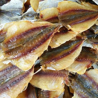 PESCADO SECO SALADO DE RAYAS AMARILLAS/SABOR AUTÉNTICO DEL MAR/HECHO EN VIETNAM