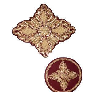 Gran Oferta Nuevo Diseño Insignias Bordadas Bordado Dorado Escudo de Regalia Masónica/Insignia Bordada a Mano/Emblema de Blazer con Hilo de Bullion UK - Product Image 1