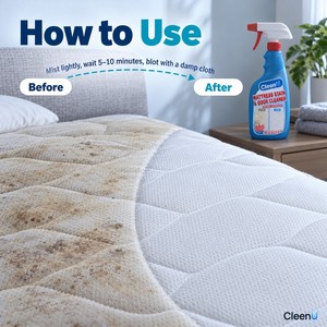 Spray Detergente per Materassi 500ml, Elimina Macchie ed Odori, Nebulizzazione Fine a Bassa Umidità per Sudore e Urina, OEM all'Ingrosso - Product Image 4