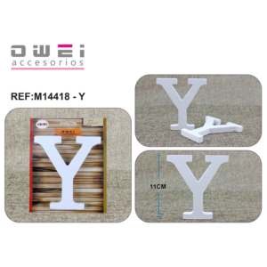 กระดานตัวอักษร C/2U 11cm1ไม้สีขาว - Product Image 1