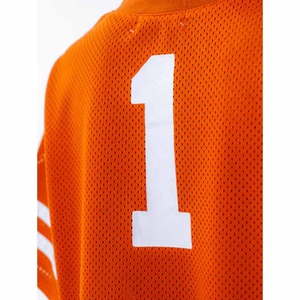 Vente en gros de maillots de football américain pour hommes, personnalisés, imprimés, à manches courtes, en mesh, respirants, anti-transpiration, antibactériens - Product Image 6