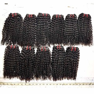 Vente en gros 100% naturel vierge donneur unique Remy cheveux alignés cuticules Temple indien cheveux trame faisceaux 100% Extensions de cheveux humains - Product Image 6