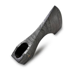 Cabeza de Hacha de Acero de Damasco Personalizable de Estilo Nórdico, Hacha de Bricolaje con Pelo, Hacha Forjada a Mano de Grado Industrial, Hachas OEM - Product Image 3