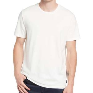70% Viscose, 25% coton, 5% Spandex t-shirts/hommes Casual Slim Fit t-shirt à manches courtes ras du cou - Product Image 1
