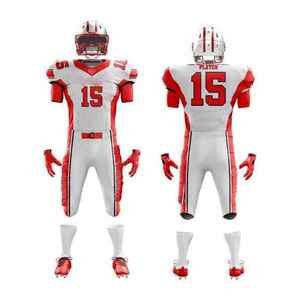 ชุดฟอร์มฟอร์มฟุตบอลอเมริกันสำหรับผู้ชายชุดเล่นกีฬาใส่สบายสำหรับเยาวชนออกแบบได้ตามต้องการ2025 - Product Image 5