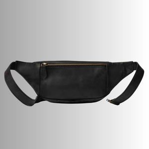 Riñonera de viaje vintage unisex con cremallera duradera de piel auténtica al por mayor - Product Image 2