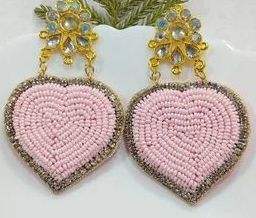 ต่างหูประดับลูกปัดทำมือ ต่างหูประดับลูกปัดหลากหลายแบบ สำหรับผู้หญิง เครื่องประดับงานเทศกาล ราคาดีที่สุด ต่างหูประดับลูกปัด - Product Image 4